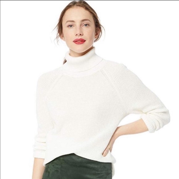 J. Crew Waffle Knit Turtleneck Sweater